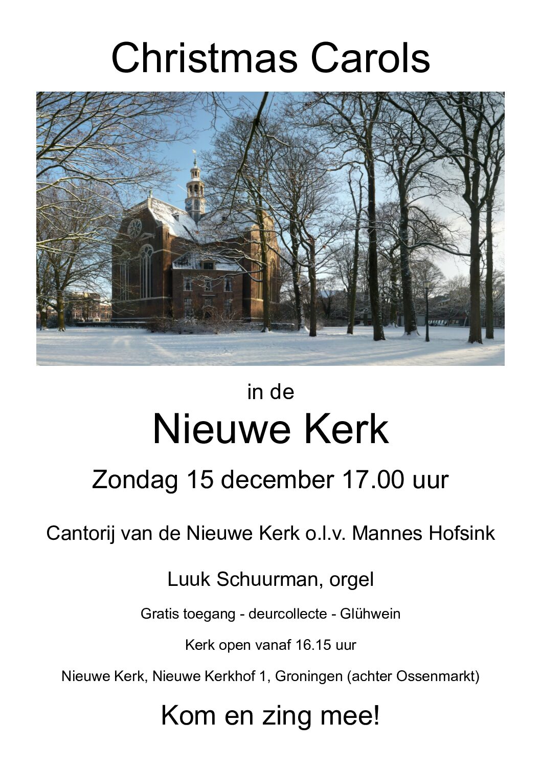 affiche Carols 2024
